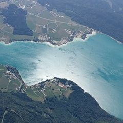 Flugwegposition um 11:58:17: Aufgenommen in der Nähe von Gemeinde St. Gilgen, Österreich in 2587 Meter